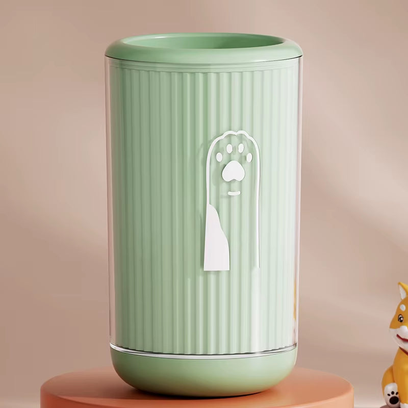 Reusable Portable PP Pet Paw Cleaner Cup Non-Toxic Soft Brush Eco-Friendly Handheld Massage Easy Clean Dogs Pet Grooming