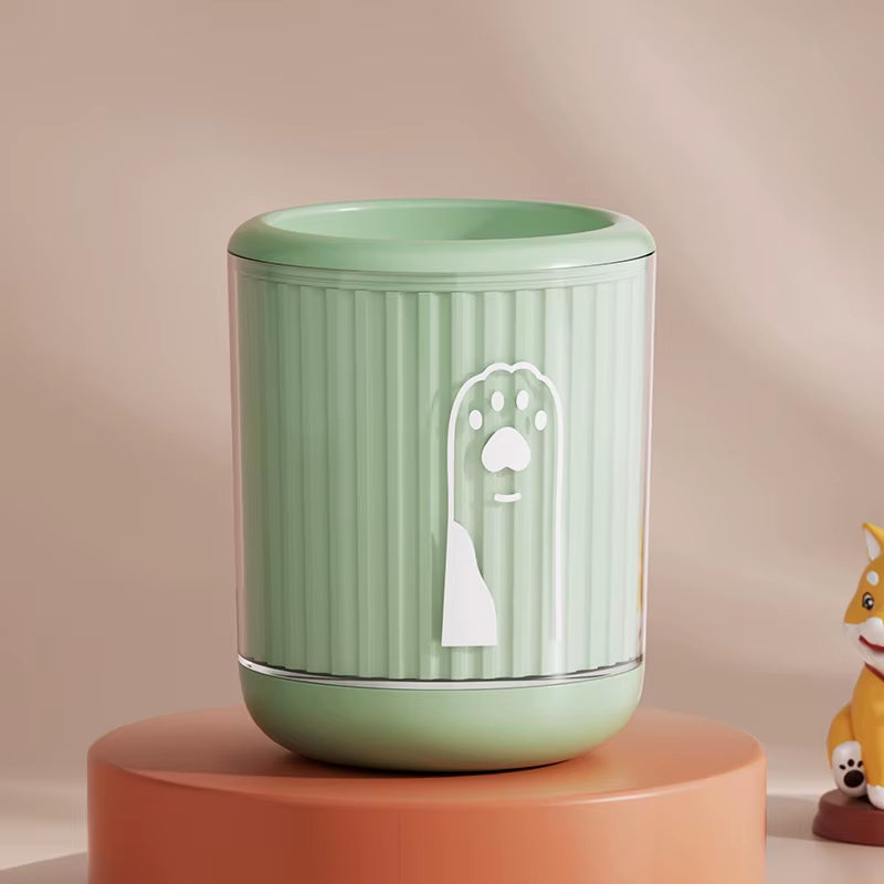 Reusable Portable PP Pet Paw Cleaner Cup Non-Toxic Soft Brush Eco-Friendly Handheld Massage Easy Clean Dogs Pet Grooming