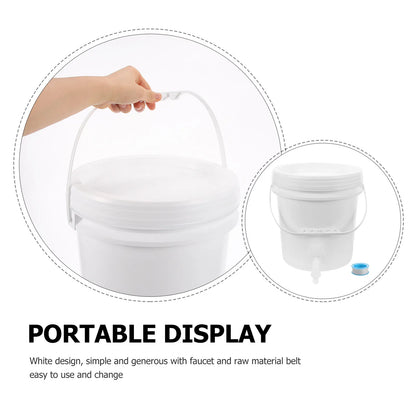10L Water Tank with Faucet for Camping Travel Outdoor Use Heavy Duty Portable Water Storage Container Large Capacity Bucket