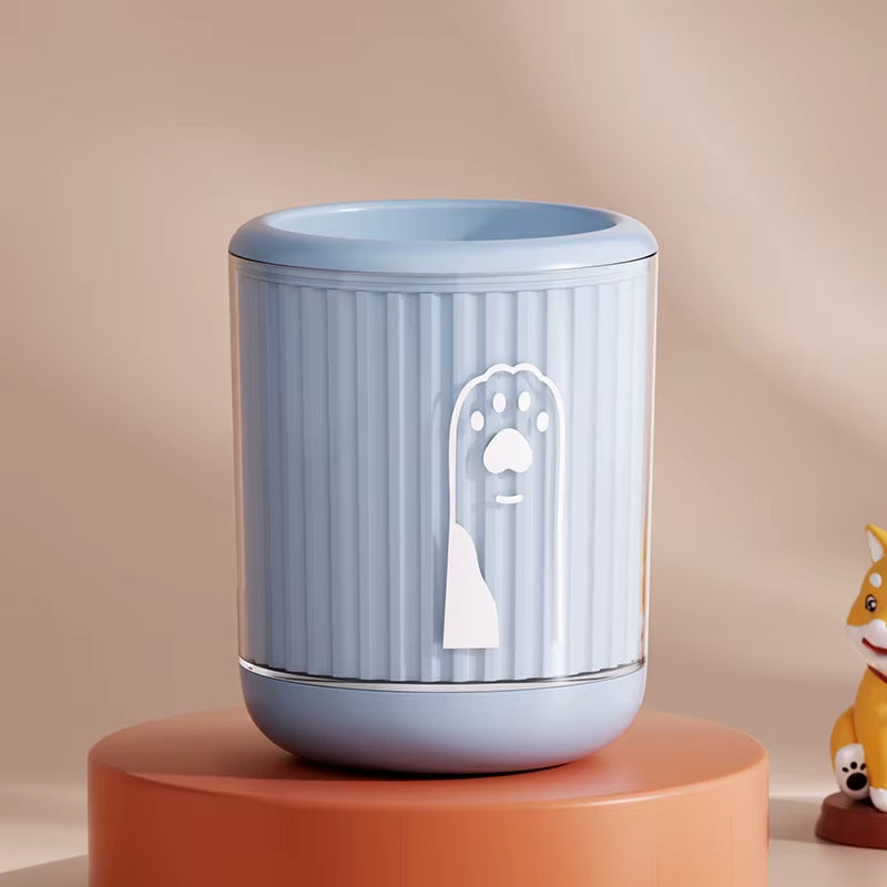 Reusable Portable PP Pet Paw Cleaner Cup Non-Toxic Soft Brush Eco-Friendly Handheld Massage Easy Clean Dogs Pet Grooming
