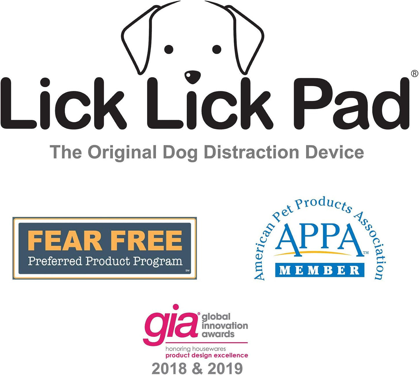 Lick Lick Pad Dog Accessories | Pet Shower Attachment | Dog Peanut Butter Lick Pad | Dog Bathing Station | Dog Bathing Supplies | Veterinarian Used | Suction to Wall | Large (Large - 2 Pack, Blue)
