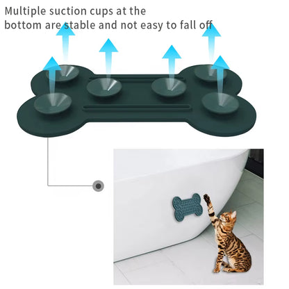 Customized Silicone Pet Lick Pad and Dog Distraction Device Keep the Dog Comfortable and Funny in the Bath Time