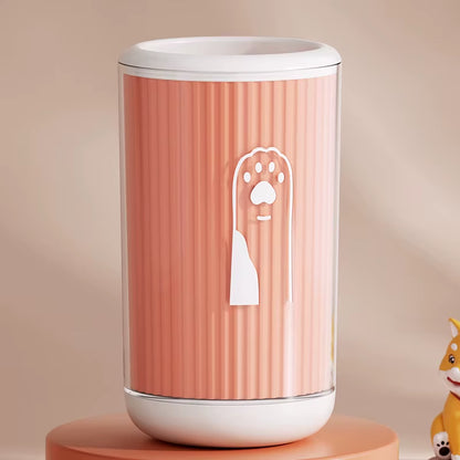 Reusable Portable PP Pet Paw Cleaner Cup Non-Toxic Soft Brush Eco-Friendly Handheld Massage Easy Clean Dogs Pet Grooming