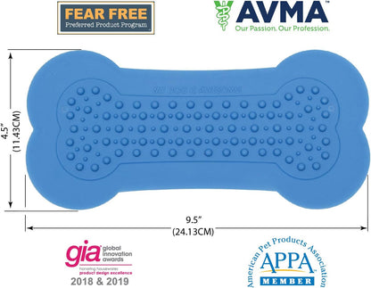 Lick Lick Pad Dog Accessories | Pet Shower Attachment | Dog Peanut Butter Lick Pad | Dog Bathing Station | Dog Bathing Supplies | Veterinarian Used | Suction to Wall | Large (Large - 2 Pack, Blue)